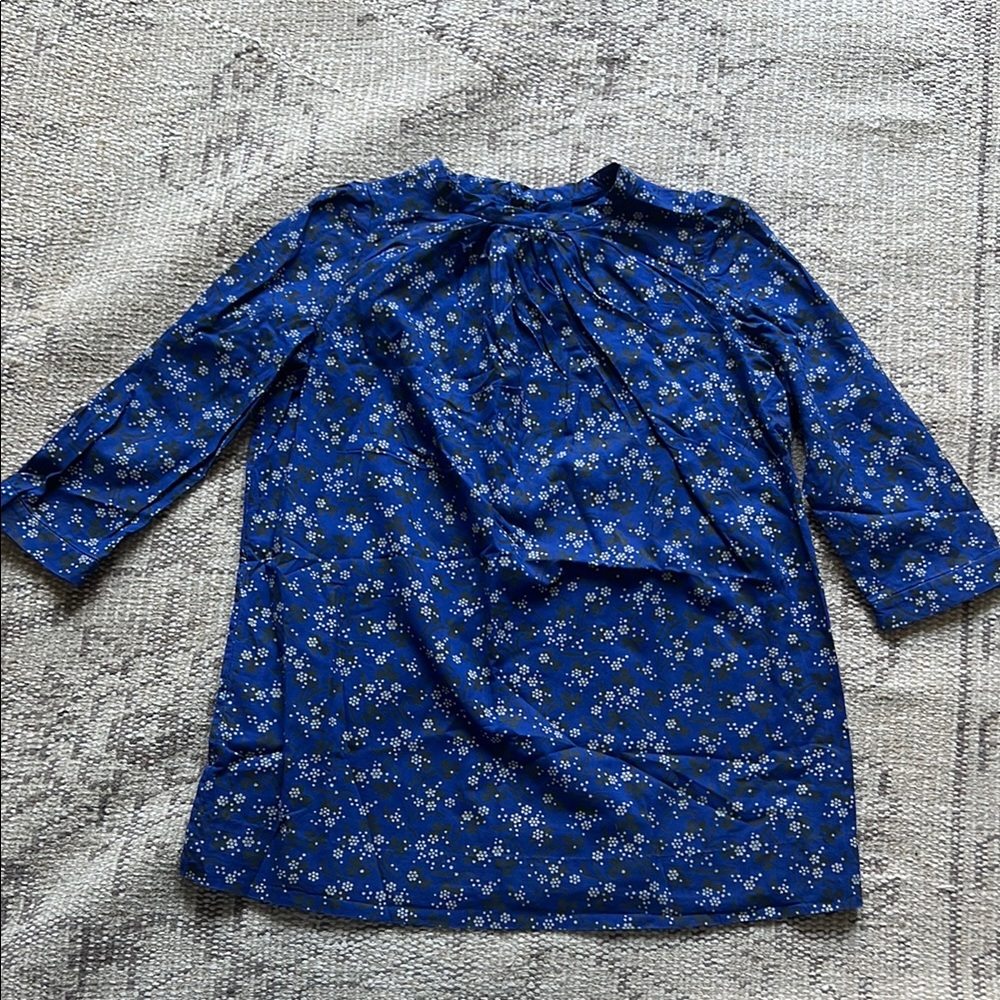 Floral Blue Bonpoint Kids Dress